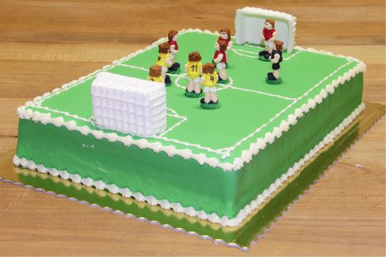 Marcipános torta - Futbalpálya