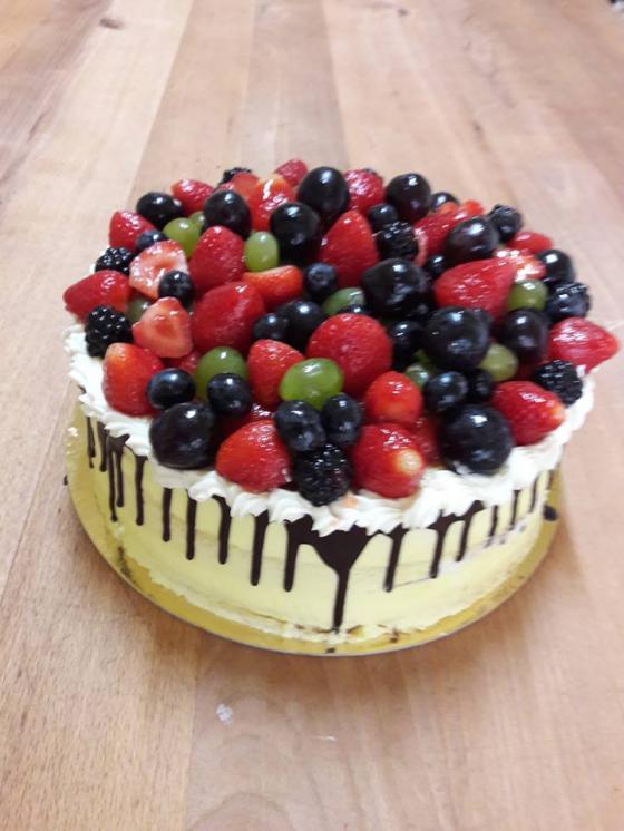 torta s ovocím